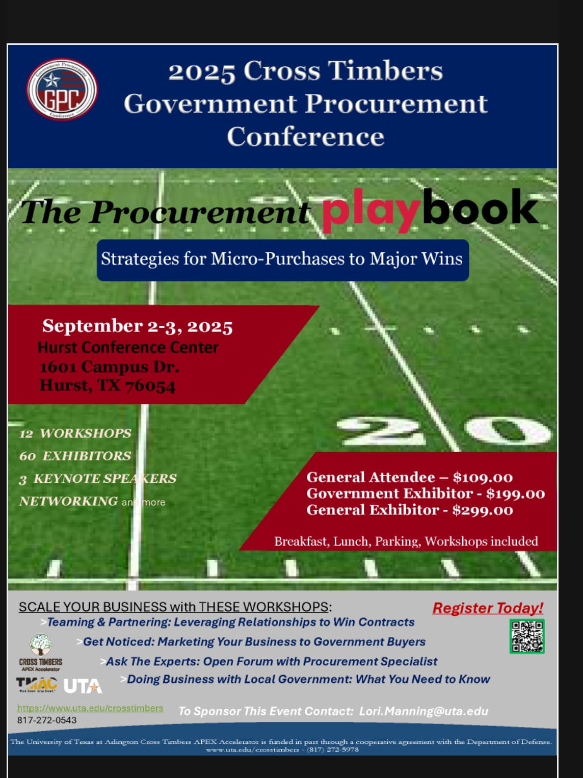 2025 Cross Timbers Government Procurement Conference